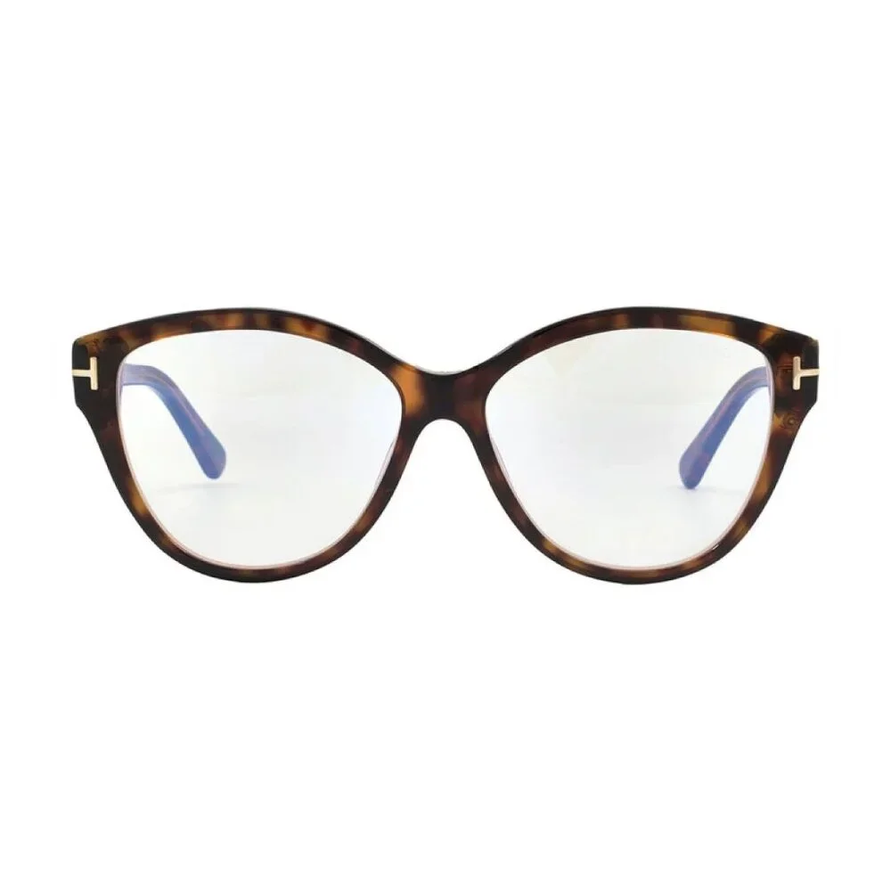 NEW TOM FORD EYEGLASSES HAVANA WOMEN CAT EYE EYEWEAR